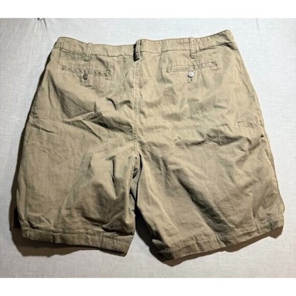 Roundtree & Yorke Shorts Mens 46‎ Beige Chino Pocket Button Casual Men NWOT. - Picture 4 of 8